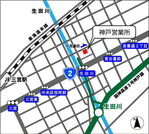 ワールド綜合警備保障　詳細地図